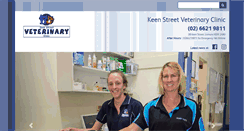 Desktop Screenshot of keenstreetvetclinic.com.au